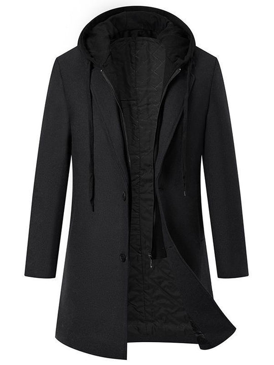 Damen modischer Parka mit abnehmbarer Kapuze R&B