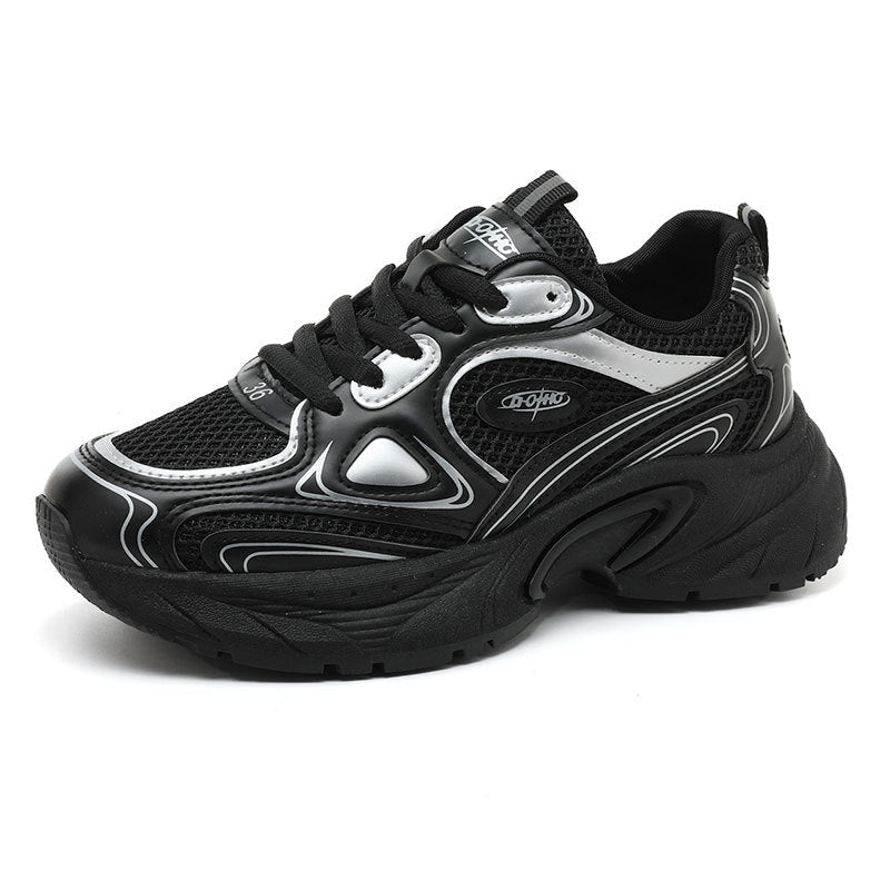 Damen Sportliche Sneakers mit atmungsaktiver Mesh-Oberfläche und gepolsterter Sohle R&B