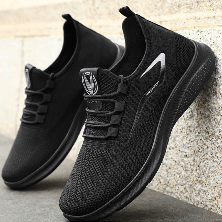 Damen atmungsaktive Sport-Sneaker mit elastischem Obermaterial und rutschfester Sohle R&B