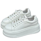 Damen modische Plateau Sneakers mit bequemer Innensohle und rutschfester Sohle R&B