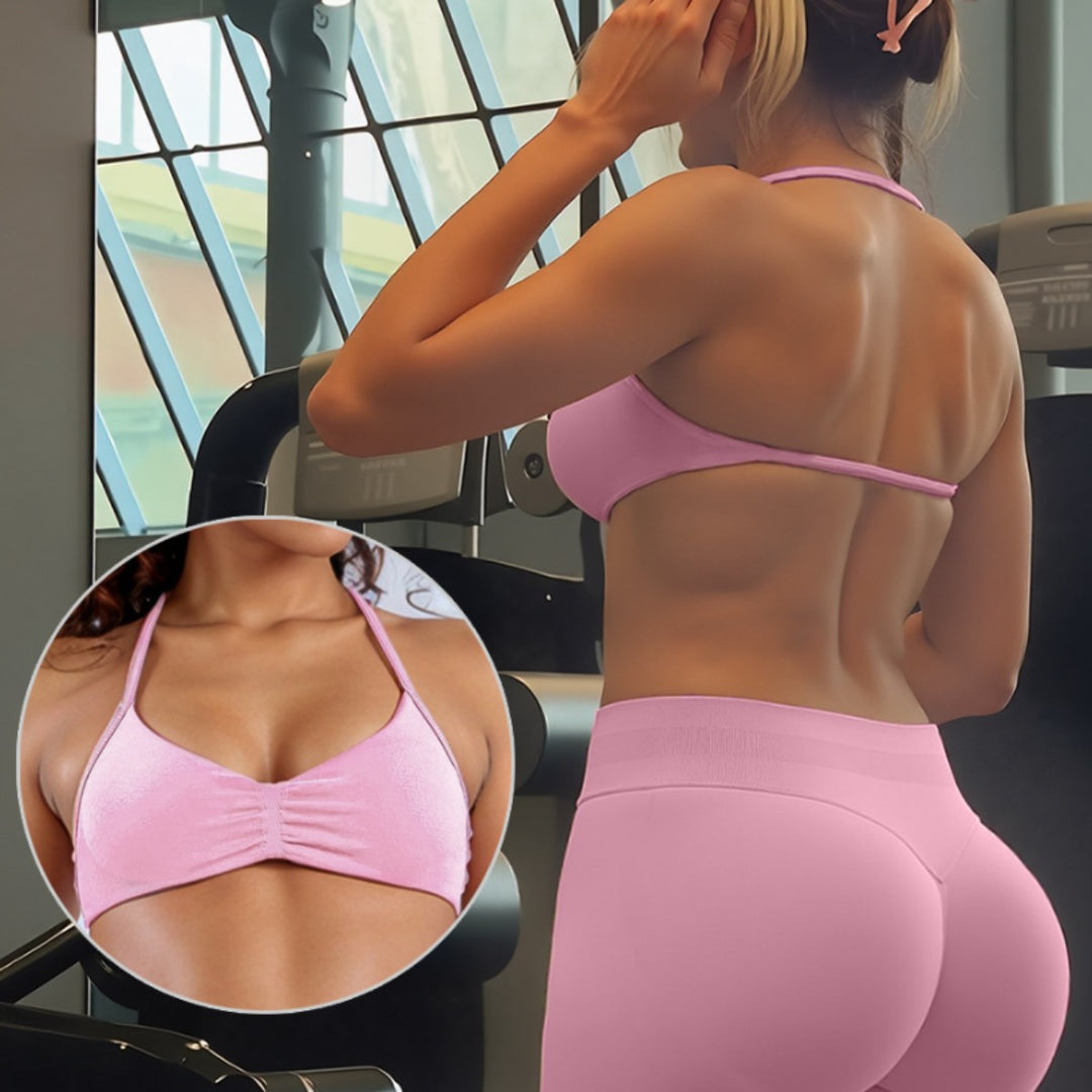 Damen Sport-Bikini Top mit raffiniertem Raffungseffekt R&B