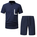Herren Freizeitset mit modernem Stehkragen und sportlichem Design