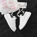 Damen Modische Plattform-Sneakers mit hochgezogener Sohle R&B