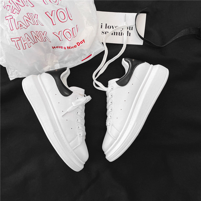 Damen Modische Plattform-Sneakers mit hochgezogener Sohle R&B