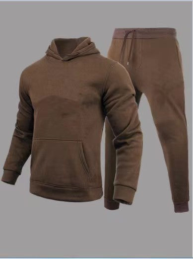 Damen Sportliches Hoodie- und Jogginghose-Set aus hochwertigem Baumwollmix R&B