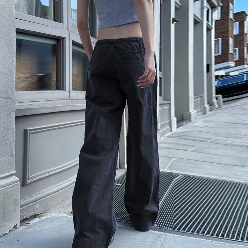 Damen Bequeme Freizeit Hose mit elastischem Bund und praktischen Taschen R&B