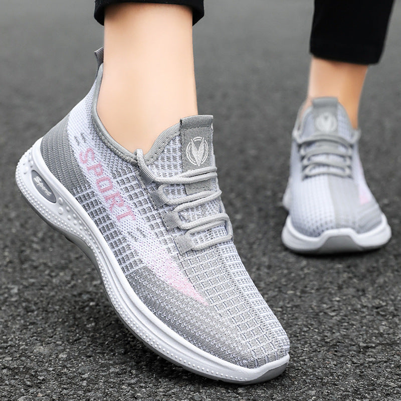 Damen Sportliche und atmungsaktive Fitness Sneakers R&B