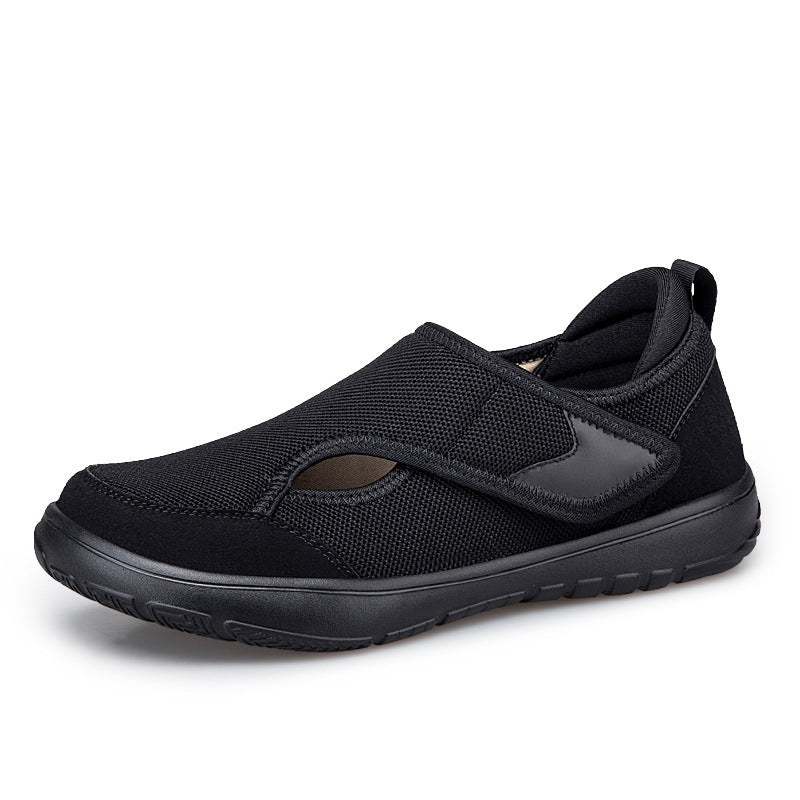 Damen Atmungsaktive und leichte Freizeitschuhe mit flexiblem Klettverschluss R&B