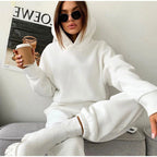 Damen Stylish Oversized Hoodie und Jogginghose Set