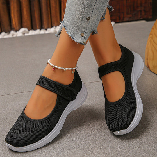 Damen Atmungsaktive Klett-Sneaker R&B