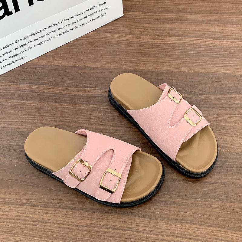 Damen Komfortable Sandalen mit verstellbaren Schnallen EB