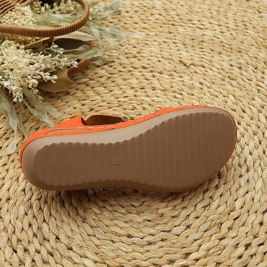 Damen Modische Riemensandalen mit glänzenden Akzenten R&B