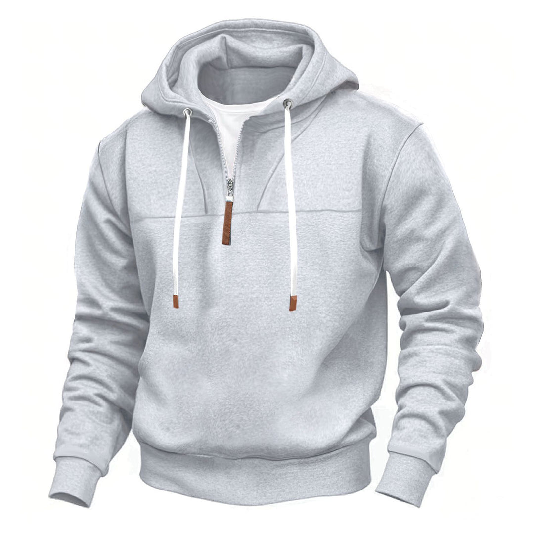 Herren Kapuzenpullover mit praktischer Reißverschlussöffnung und modernem Design R&B