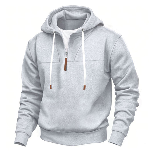 Herren Kapuzenpullover mit praktischer Reißverschlussöffnung und modernem Design R&B