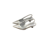 Damen Slingback-Pumps mit elegantem Design und glänzender Oberfläche R&B