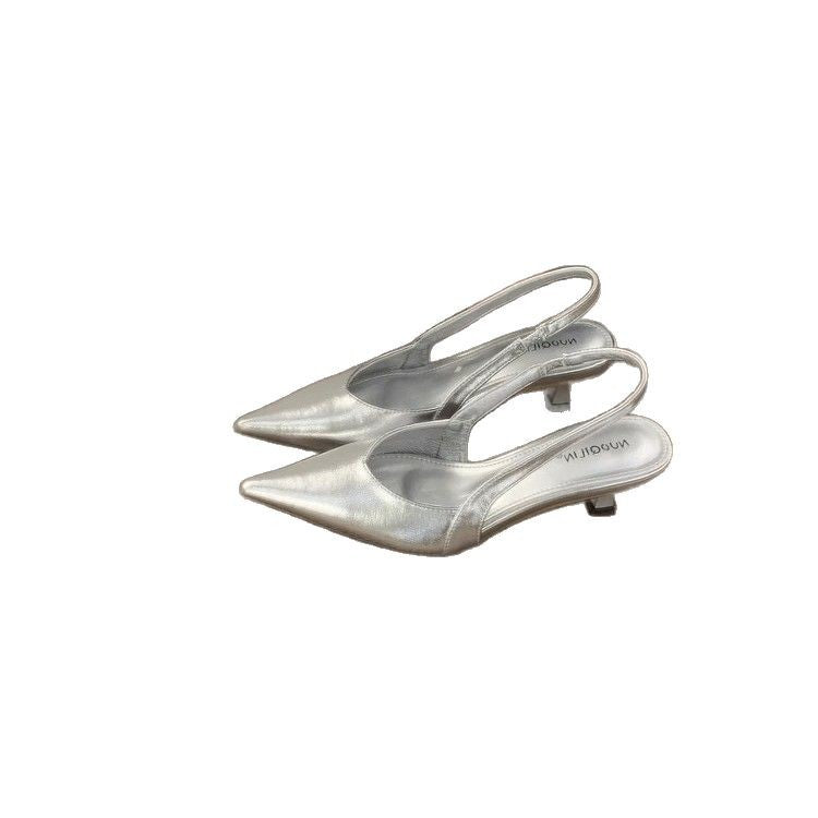 Damen Slingback-Pumps mit elegantem Design und glänzender Oberfläche R&B