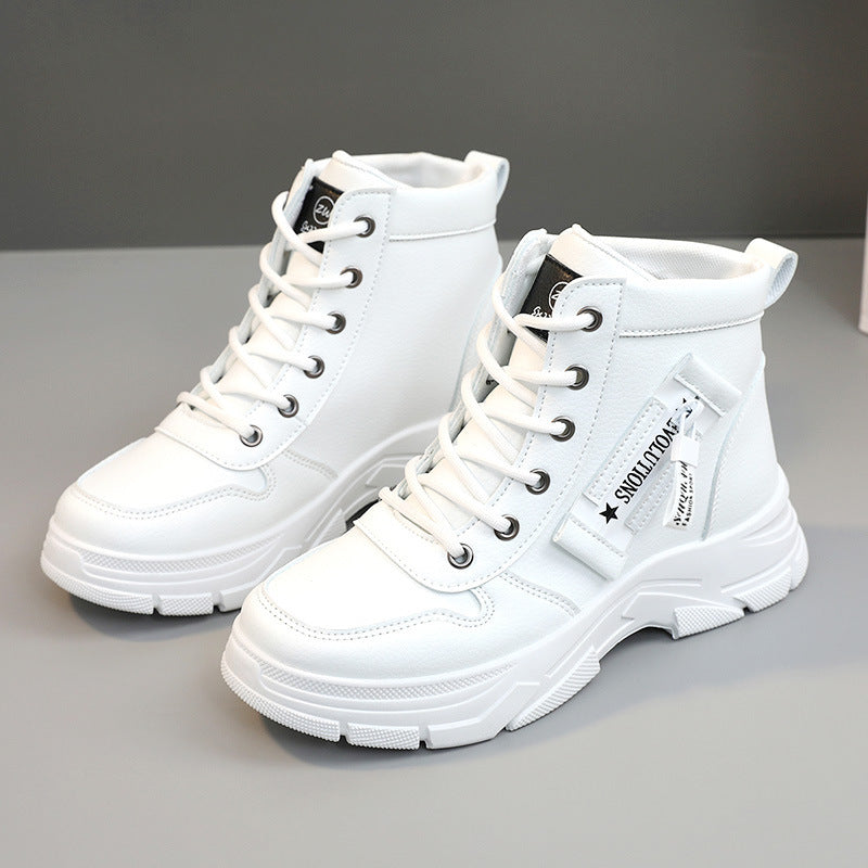 Damen trendige High-Top Sneakers mit robustem Profil und modischem Design R&B