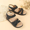 Damen Komfortable Keilsandalen mit verstellbaren Riemen und anatomischem Fußbett R&B