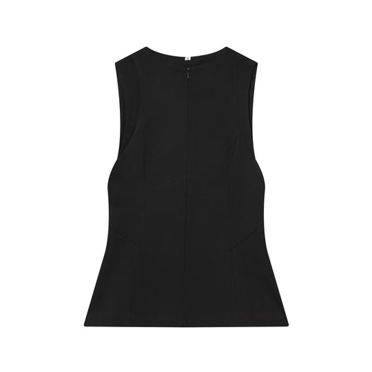 Damen ärmelloses Oberteil mit elegantem Schnitt und feiner Taillierung R&B