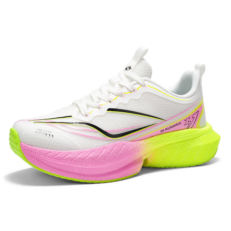 Damen Hochleistungs-Runningschuhe mit atmungsaktiver Oberflächenstruktur und dämpfender Sohle R&B