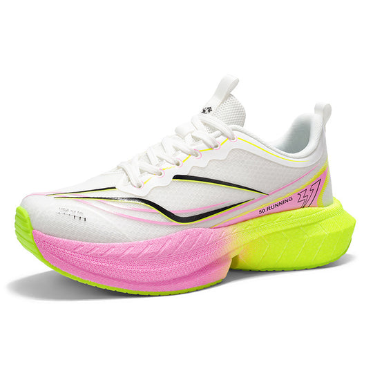 Damen Hochleistungs-Runningschuhe mit atmungsaktiver Oberflächenstruktur und dämpfender Sohle R&B