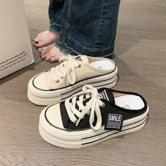 Damen Plattform-Sneaker mit lässiger Slip-On Konstruktion und strapazierfähiger Sohle R&B