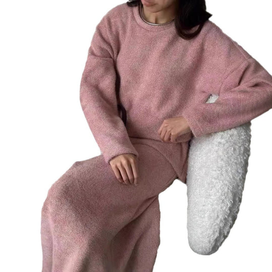 Damen Elegantes Maxikleid aus weichem Strick R&B