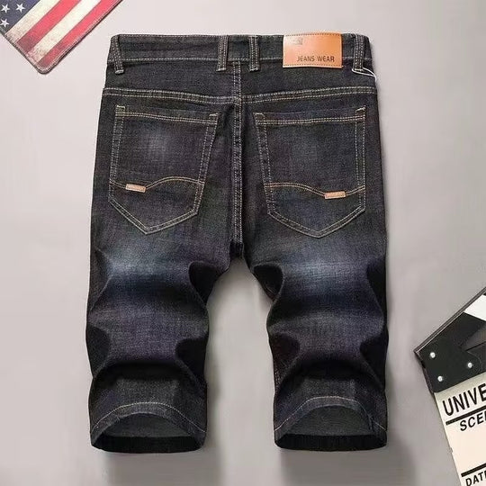 Herren lässige Denim-Shorts im modernen Schnitt mit praktischen Taschen R&B