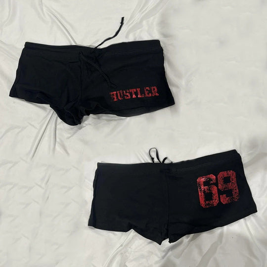 Damen Baumwoll-Boxershorts mit Totenkopf-Muster R&B