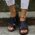 Damen Atmungsaktive Freizeitsandalen mit strukturiertem Riemendesign und flexiblem Fußbett R&B