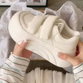 Damen Chunky Sneaker mit doppeltem Klettverschluss und dämpfender Sohle R&B