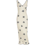 Damen Elegantes Maxikleid mit floralen Motiven und Rüschen R&B