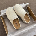 Damen bequeme Slipper aus atmungsaktivem Textilmaterial R&B