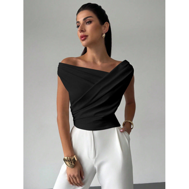 Damen Wickeloberteil mit weichem Stoff und elegantem Design R&B