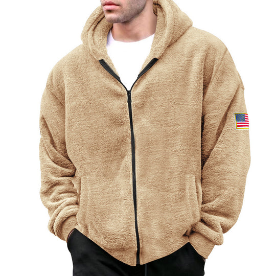 Herren Fleece Jacke R&B