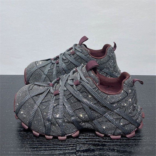 Damen modische Sneakers mit innovativem Textil-Design R&B