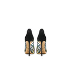 Damen elegante High Heel Pumps mit glitzerndem Strass-Design R&B