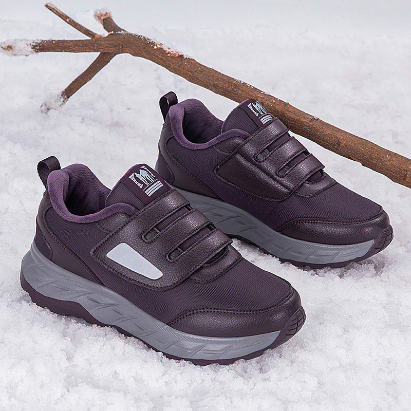 Damen Sportliche Sneakers mit praktischen Klettverschlüssen und wärmendem Innenfutter R&B