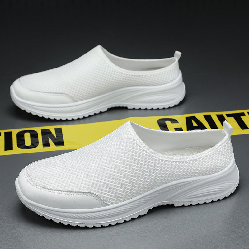 Damen Atmungsaktive Slip-On Freizeitschuhe mit flexiblem Material