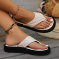 Damen Komfortable Plattform-Sandalen mit gefüttertem Riemen R&B