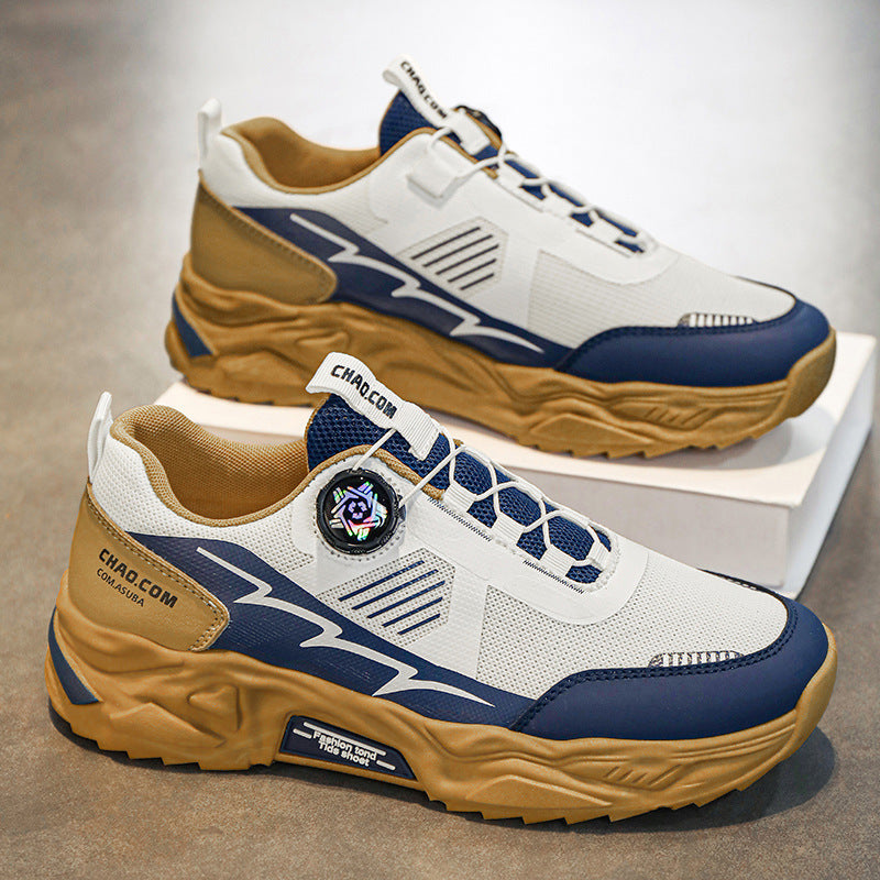 Damen Sportliche Sneaker mit innovativem Schnürsystem und robustem Profil R&B