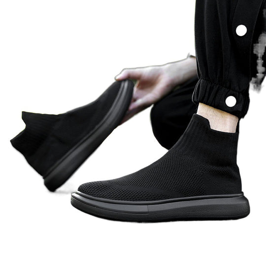 Damen Sockensneaker mit atmungsaktivem Strickdesign und rutschfester Sohle R&B