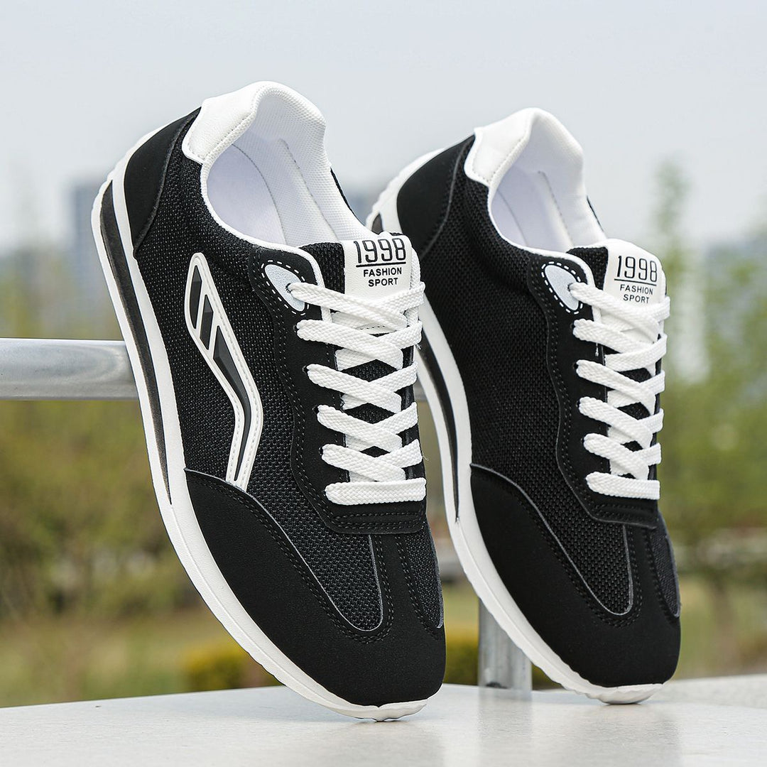 Damen Sportliche Freizeitsneaker mit atmungsaktiver Oberflächenstruktur und rutschfester Laufsohle R&B