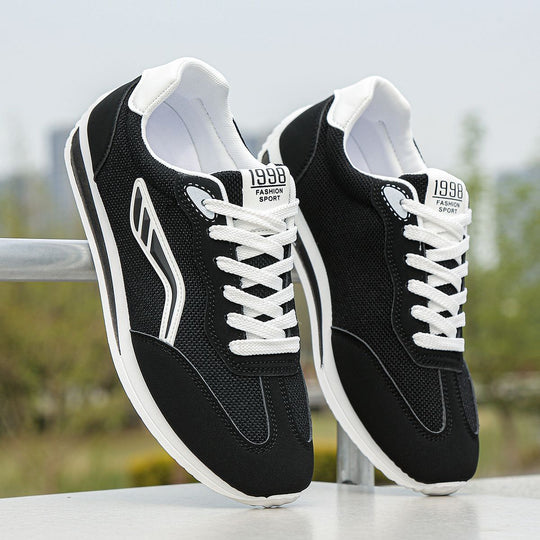 Damen Sportliche Freizeitsneaker mit atmungsaktiver Oberflächenstruktur und rutschfester Laufsohle R&B