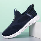 Damen Bequeme Slip-On Sneakers mit atmungsaktiver Strickoberfläche R&B
