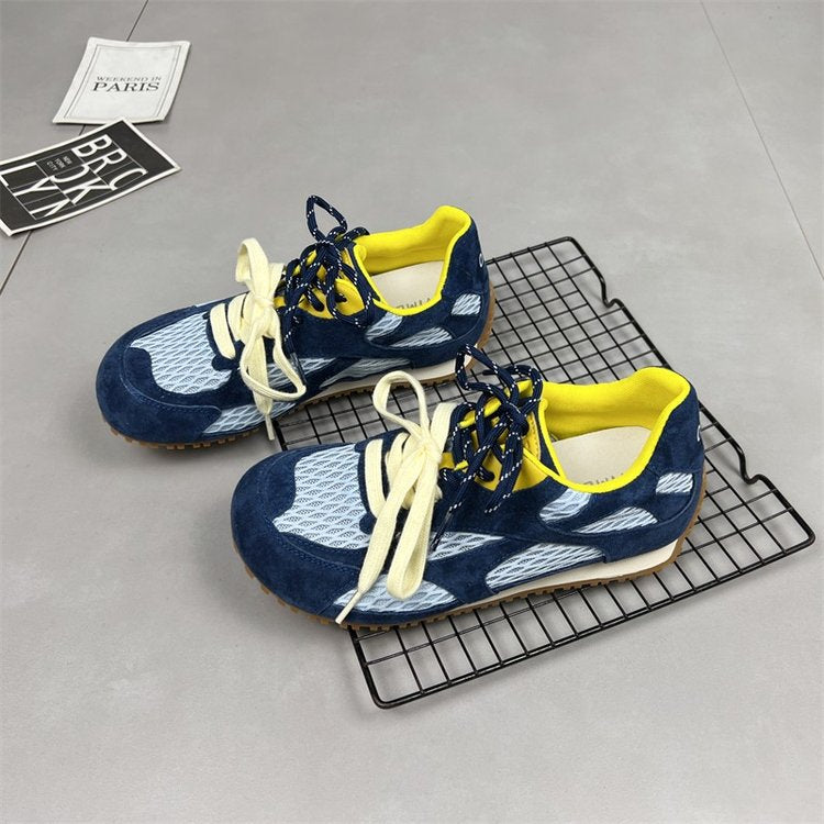 Damen sportliche Laufschuhe mit atmungsaktivem Mesh-Obermaterial und rutschfester Sohle R&B