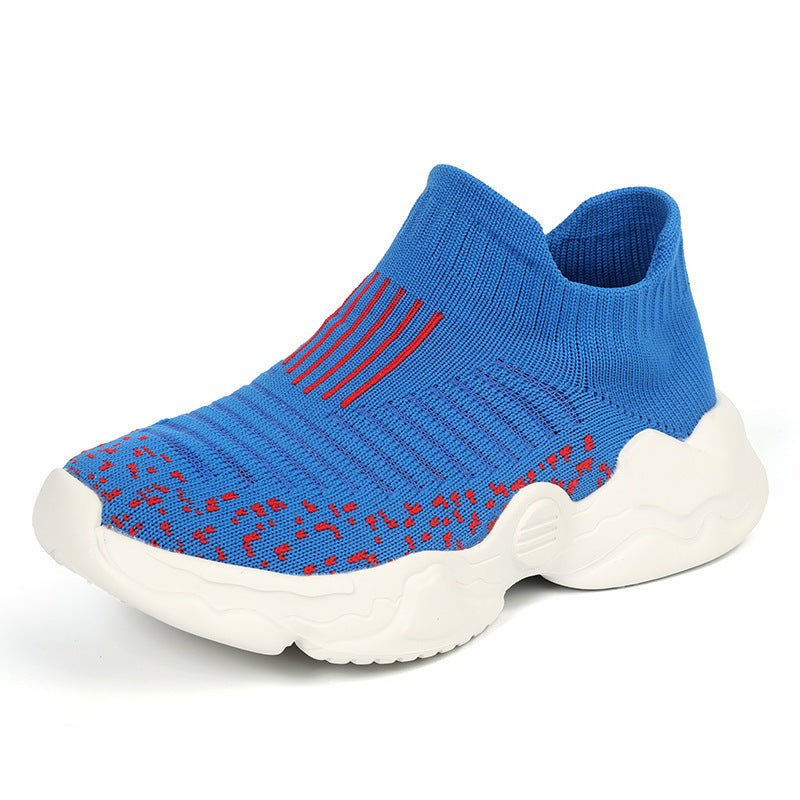 Damen Sneaker mit atmungsaktivem Strick-Obermaterial und rutschfester Sohle R&B