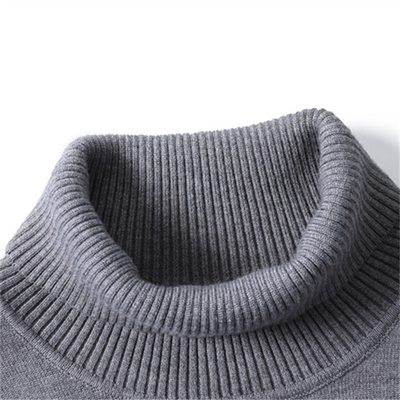 Herren Rollkragenpullover aus hochwertiger Wolle R&B
