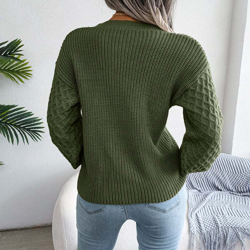 R&B | Einfarbige Strickpullover