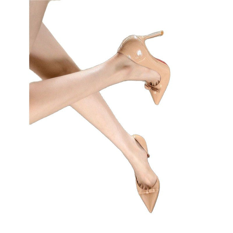 Damen elegante Slingback-Pumps mit dekorativer Schleifenverzierung R&B